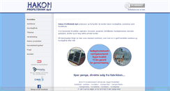 Desktop Screenshot of hakon-profil.dk